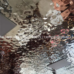 China decorative stainless steel ceiling panel hammered stainless steel sheet mirror finish supplier