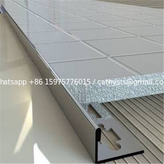 الصين التشطيب المفرشح مقطعة الفولاذ المقاوم للصدأ البلاط التجميل 201 304 316 سقف الإطار الجدار سقف الإطار الجدار المزود
