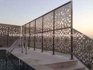 الصين ألواح مشربية من الألومنيوم المطلية بالبودرة والمحفورة/المنقوشة لتزيين الفنادق/الفيلات/الردهات الداخلية المزود
