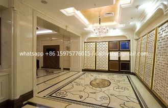 الصين مرآة وردة الذهب الفولاذ المقاوم للصدأ قسم غرف الفنادق / الفيلات / الردهة / مركز التسوق المزود