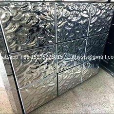 الصين ألواح من الفولاذ المقاوم للصدأ منقوشة بمرآة ذهبية لتغطية الأعمدة 304 316 المزود