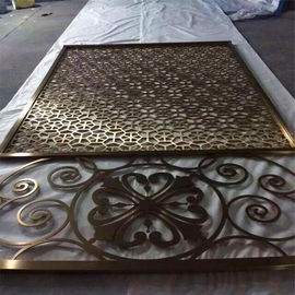 تصميم مودرن محفورة بالليزر قطع الزخرفية الشاشة من الألومنيوم مع اللون المزود