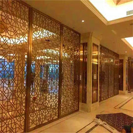 مرآة ملونة قطع ليزر ورقة الفولاذ المقاوم للصدأ لشاشة لوحة زخرفية للجدار الداخلي المزود