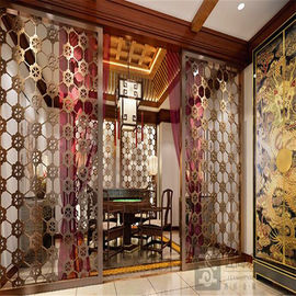 شاشة باب داخلي ماليزيا من الفولاذ المقاوم للصدأ مقسم غرفة تصميم معماري المزود