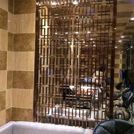 شاشة باب داخلي ماليزيا من الفولاذ المقاوم للصدأ مقسم غرفة تصميم معماري المزود