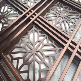 شاشة باب داخلي ماليزيا من الفولاذ المقاوم للصدأ مقسم غرفة تصميم معماري المزود