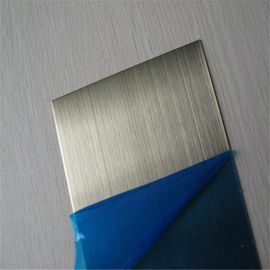 304 الفولاذ المقاوم للصدأ الصفيحة الزخرفية الشعر الأخضر البرونزية الصفحة الملونة مع فيلم 7c PVC المزود