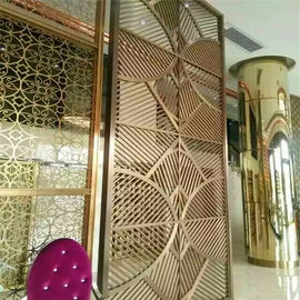 أعمال المعادن للأثاث، قسم من الفولاذ المقاوم للصدأ مخصص، لوحة زخرفية المزود