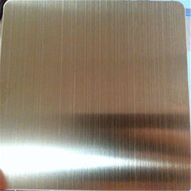 الصفائح S.S GRADE 201 BRUSH FINISH مع PVC 4'x8' 4'x10' استهلاك الفولاذ المقاوم للصدأ المزود