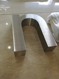 أعلى مبيعات الفولاذ المقاوم للصدأ أكريليك 3D خلفية مضاءة علامة الضوء المزود