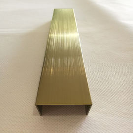 التشطيب الشعري النهاية مات الفولاذ المقاوم للصدأ U Channel U Shape Profile Trim 201 304 للجدار السقف إطار الأثاث الديكور المزود