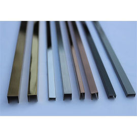 التشطيب الشعري النهاية مات الفولاذ المقاوم للصدأ U Channel U Shape Profile Trim 201 304 للجدار السقف إطار الأثاث الديكور المزود