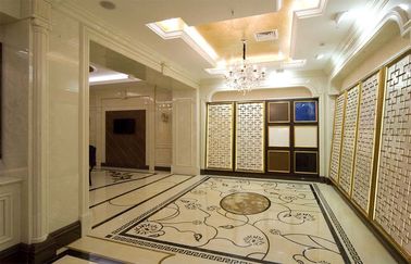 مرآة وردة الذهب الفولاذ المقاوم للصدأ قسم غرف الفنادق / الفيلات / الردهة / مركز التسوق المزود