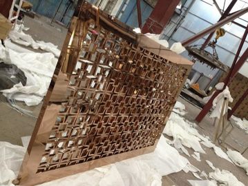 الشاشات المعدنية السوداء المرآة للفنادق / الفيلات / البهو / مركز التسوق المزود
