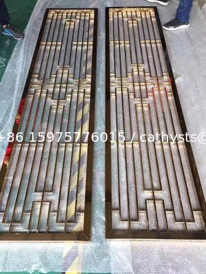 ألواح ليزر قطعة من المعدن الأسود للجدار الواجهة المزود