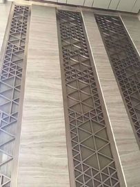 ألواح ليزر الذهب الزهري المعدنية لقطاع الحواجز الرصيف شرفة المزود