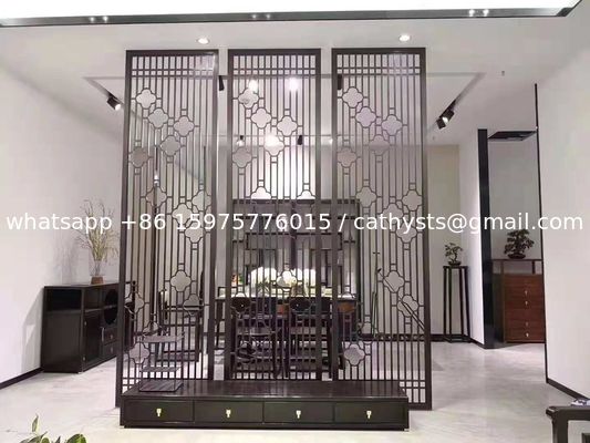 ألواح ليزر قطعة من المعدن الأسود للجدار الواجهة المزود