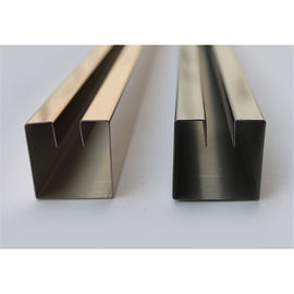 OEM مخصصة CNC قطع الفولاذ المقاوم للصدأ الملف الشخصي لإطار الباب المعدني أو صندوق النافذة المزود