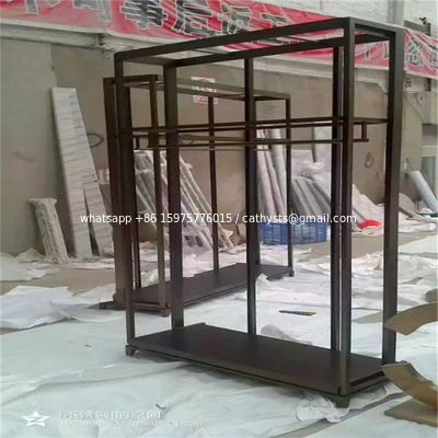 أفضل مبيعات متعددة الطبقات متجر الأثاث المعدن العرض الوقوف لامعة الفولاذ المقاوم للصدأ الذهبية كيس الأحذية العرض رف المزود
